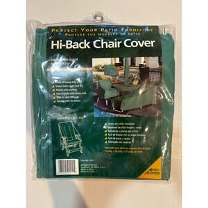 Hi-Back Patio Furniture Chair Cover